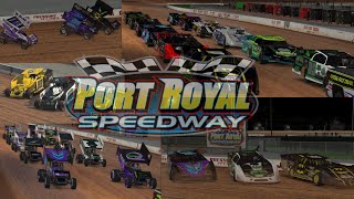 COT 360SWalkers Ridge 358ModsShippo Supers Port Royal Speedway 3524 [upl. by Reyem]