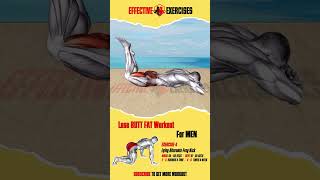 Lose Buttock Fat Workout For Men shorts fitness [upl. by George209]