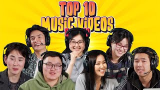 REACTS 1  TOP 10 MV Ranked w Bataa Gremix Altak Nomi Sender Oyuka Saikhanaa [upl. by Phyllys]