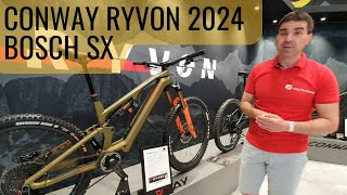 Conway Ryvon 2024  leichtes EMTB mit Bosch SX  Tretmühle Stuttgart [upl. by Arbe]