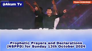 NSPPD Today Live 13th October 2024  Sunday Morning Prophetic Prayers with Jerry Eze [upl. by Stargell5]