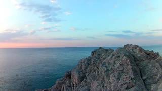 Punta crena Varigotti Climbing free naturist beach [upl. by Alyos]