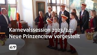 STUDIO 47 live  KARNEVALSSESSION 202324 VORSTELLUNG DER NEUEN PRINZENCREW [upl. by Itaws]