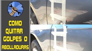 COMO REPARAR ABOLLADURAS DE CARRO SIN PINTAR [upl. by Holly-Anne]