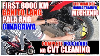 CVT CLEANING COMPLETE PROCEDURE HONDA CLICK 125i [upl. by Okia541]