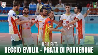 HIGHLIGHTS  1 ROUND 2 HALF  Reggio Emilia vs Prata di Pordenone [upl. by Aniluj]