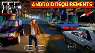 GTA IV On Android  Minimum Device Specs amp Requirements [upl. by Lianna]