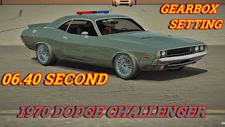 1970 DODGE CHALLENGER 6 SECOND GEARBOX SETTING CAR PARKING MULTIPLAYER NEW UPDATE 2023 [upl. by Eniawtna]