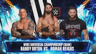 Randy Orton vs Roman Reigns vs Rollins Triple Threat Extreme Rules MatchWWE Universal Championship [upl. by Nort899]