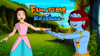 Fun Time with Krishna  राधाकृष्ण  Cartoons for Kids [upl. by Animahs]