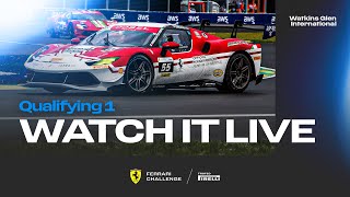 Ferrari Challenge North America  Watkins Glen Qualifying 1 [upl. by Annerb]