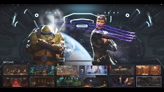 quotLeonardo vs Catwoman  Ninja Turtle Meets Gothams Catquot Injustice 2 Legendary Edition [upl. by Orsola]