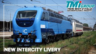 LA PRIMA E403 NELLA NUOVA LIVREA INTERCITY E403 008 tmigrouptrains [upl. by Coltin]