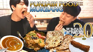 Koreans Try Punjabi Food First Time in DELHI  India Mukbang [upl. by Lubin]