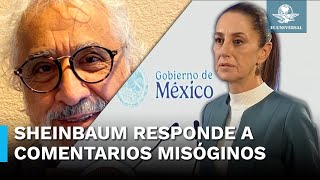 Así reaccionó Sheinbaum a comentarios misóginos del actor Rafael Inclán [upl. by Arly152]