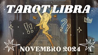 TAROT LIBRA ♎️ NOVEMBRO 2024  TIRE A PELE DESGASTADA E MOSTRE SEU NOVO “EU” BRILHANTE E PRECIOSO [upl. by Yance927]