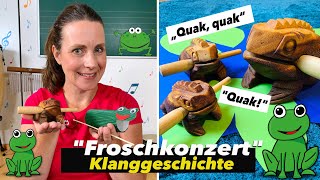 Froschkonzert  KLANGGESCHICHTE für Kinder  SOMMER  Kita  Kids  Kindermusik [upl. by Rettke]