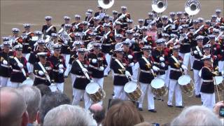 Massed Bands of HM Royal Marines Beating Retreat 2014 part 7 [upl. by Edme]