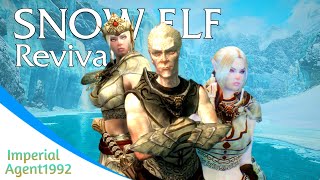 Skyrim Mod Snow Elf Revival PS4XBOX1 [upl. by Harmonia]