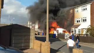 My Neighbours House in Tilbury Town Caught fire [upl. by Ahsenyl58]