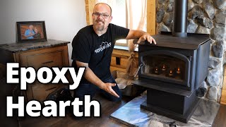 How To Build An Epoxy Hearth  Stone Coat Epoxy [upl. by Arret]