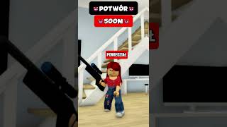 POTWORY ZAATAKOWAŁY SZKOŁĘ W ROBLOX😨👹 roblox [upl. by Mairym]