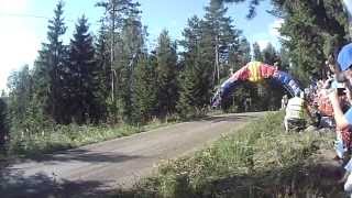 Mads Ostberg flying high at Neste Oil Rally Finland  On the limit [upl. by Ymaj]