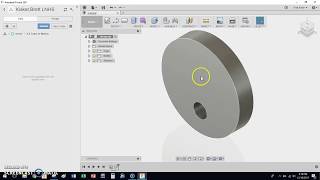 PLTW IED 45 Pt1  Eccentric Cam in Fusion360 w Parametrics [upl. by Irakuy]