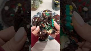 Christmas sluty brownies 🎄🍫 christmasbrownies brownies christmas shorts baking baking yum [upl. by Ellebana]