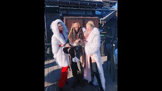 RUSSIAN FUR LADIES HAVING FUN IN COURCHEVEL [upl. by Kurtzig419]