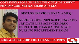 Cotrimoxazole Pharmacology  Cotrimoxazole Side Effect amp Uses  Drug Interaction  Trimethoprim [upl. by Xila]