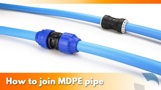 How To Join MDPE Pipe  Pipestock Tutorials [upl. by Rehsa460]