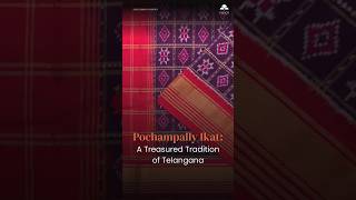 Pochampally Ikat of telangana  pleachindia pochampallysarees gitagindia telanganaheritage [upl. by Onirotciv670]