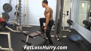 How To Do StepUp With Dumbbells  Leg Workout To Jump Higher [upl. by Lucio]