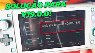 SAIU Novo PACOTE Para v1900  Atualização Manual Da CFW  Solução Nintendo Switch Desbloqueado [upl. by Celestyn]