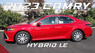 2023 Toyota Camry Hybrid LE Overview [upl. by Jenilee]