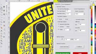 CorelDRAW tutorial color separations auto under base and choke with SimpleSeps [upl. by Utas]