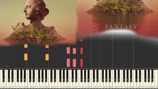 Alina Baraz amp Galimatias Fantasy reggiewatkins piano synthesia tutorial [upl. by Razaele]