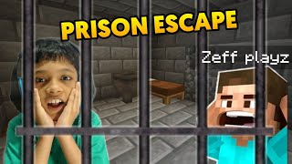 PRISON ESCAPE with BROTHER in MINECRAFT [upl. by Manup]