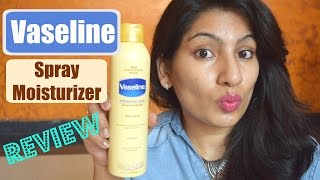 Vaseline Spray Body Lotion Review  Demo  New Launch [upl. by Rockey]