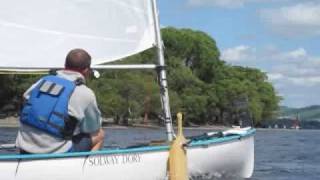 Shearwater and Open Canoe with Bermudan Ketch Rig [upl. by Llennahc865]