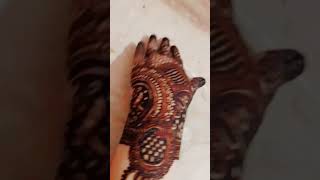 Most Beautiful Bridal Mehndi Design  backhandmehndidesign viralshort short 1million viralreel [upl. by Landes]