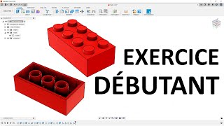 Fusion 360  Exercice débutant [upl. by Adolphe9]