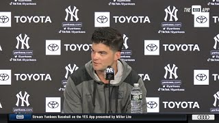 Andrew Benintendis first press conference with Yankees [upl. by Akyre]