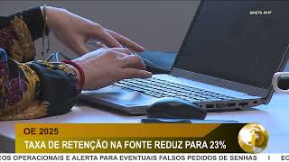 DI  A RETENÇÃO NA FONTE E PAGAMENTO POR CONTA DOS TRABALHADORES INDEPENDENTES DESCE EM 2025 [upl. by Randee]