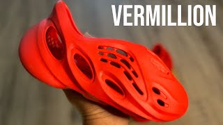 YEEZY FOAM RUNNER VERMILION IS PURE FLAMES🔥 [upl. by Berny970]