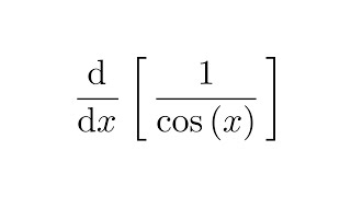 Derivative of 1cosx [upl. by Laval]