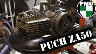 Puch ZA50 Motor Service Erster Gang steckt fest [upl. by Feil13]