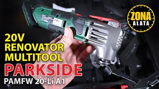 Parkside Multialat Renovator PAMFW 20 Li A1  Multitool  Multi alat iz Lidla  Recenzija  TEST 4k [upl. by Animrac895]