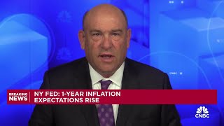 NY Fed Oneyear inflation expectations rise [upl. by Sophi]